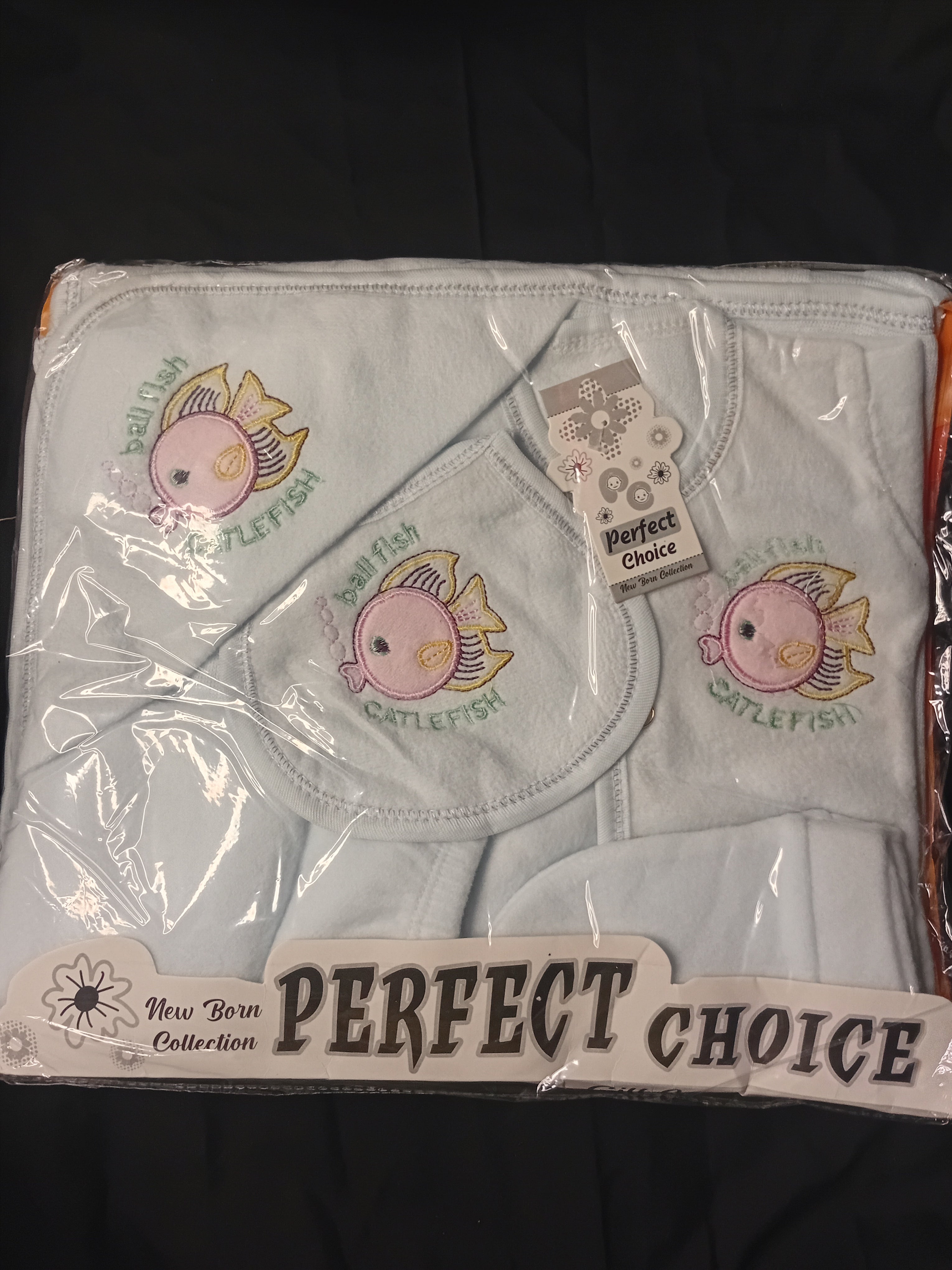 Newborn Baby Gift Set Box 10pcs / Baby Clothes Set - Blue ,pink and grey