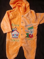 Little Kitten Baby Boy Baby Girl Hooded Winter Romper