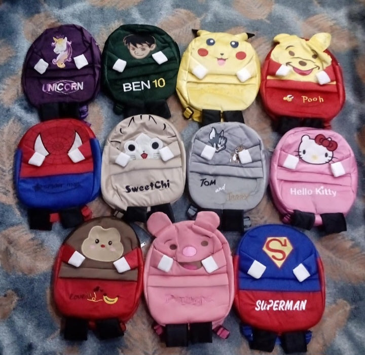 PLUCHBAG type Cartoon Character Kids Backpack