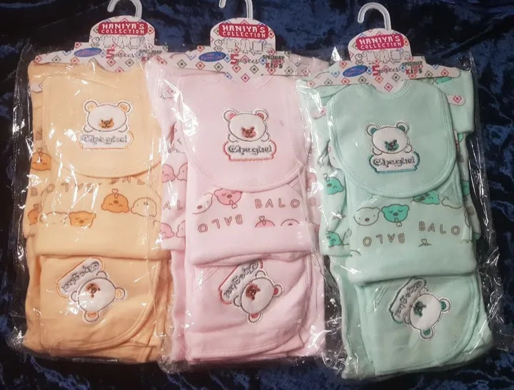 Newborn Winter Fleece Starter Set 5 Pcs