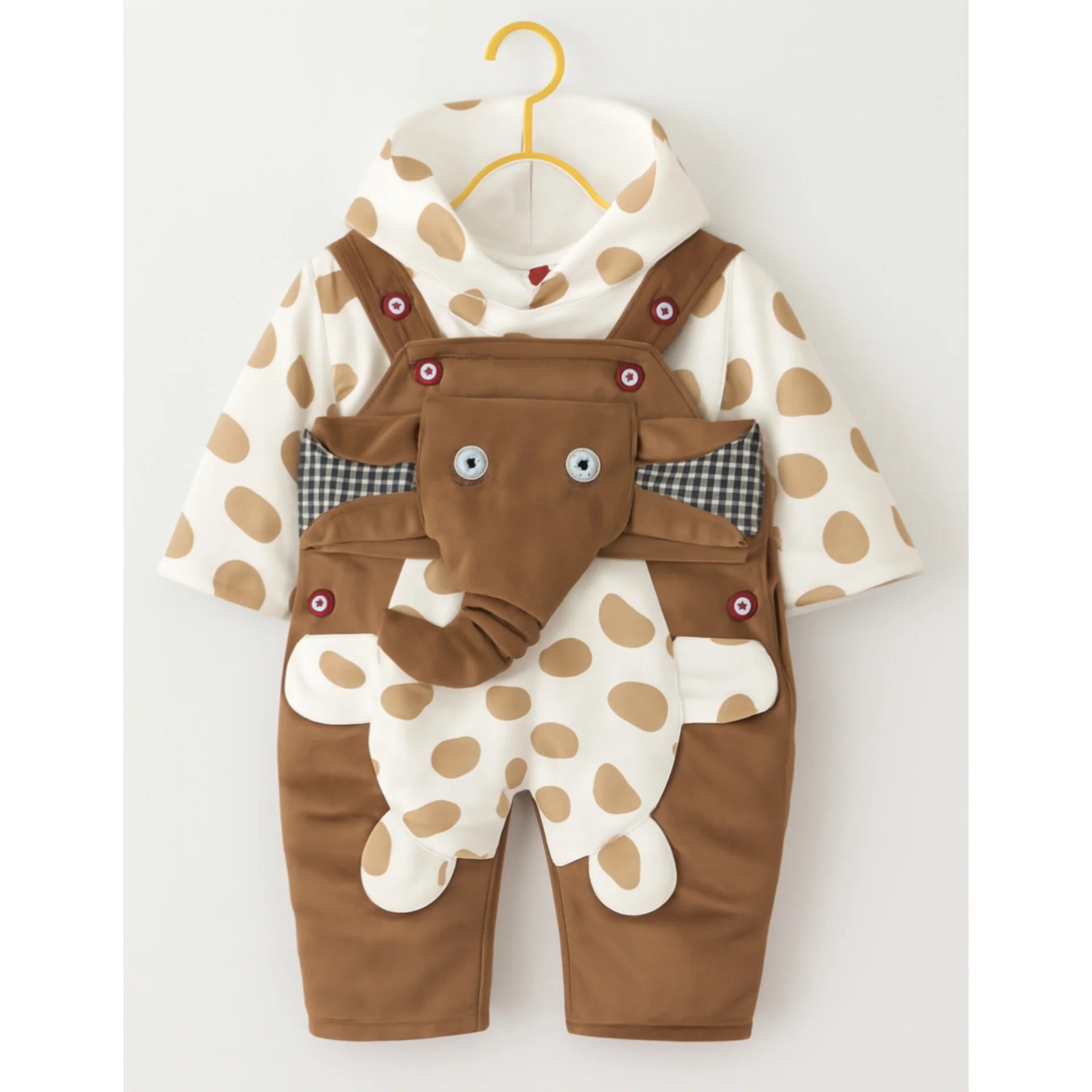 Winter - Baby Romper - Elephant Brown - SBP102
